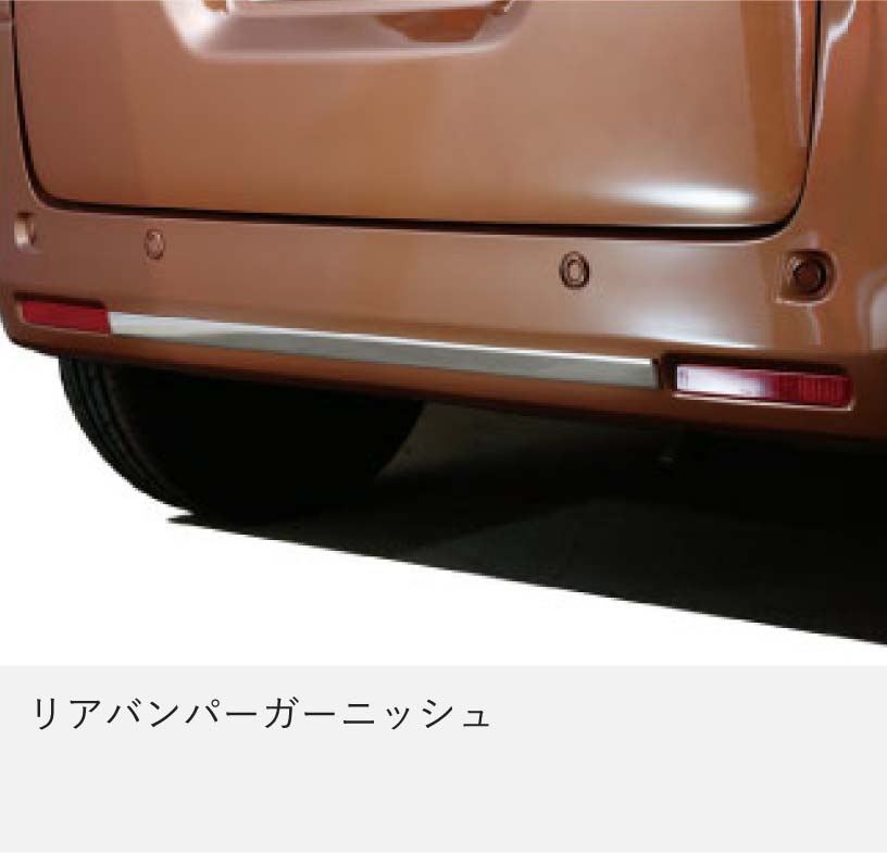 リアバンパーガーニッシュ